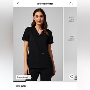 Fabletics scrub top